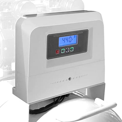 STAHLWERK Kompressor 100 L Tank - ölfrei & leise, 10 bar, Druckluftkompressor mit Brushless-Motoren, 6,5 PS, 4,8 kW, 630 l/min, Silentkompressor, Kolbenkompressor, Flüsterkompressor, ST-1010 Pro