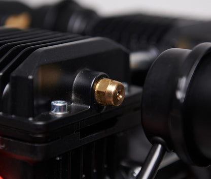 Starkwerk Flüsterkompressor Druckluftkompressor Silent Kompressor SW 677/10 Pro ölfrei 400 Volt - 10 Bar - 150 Liter Kessel inklusive Druckminderer und Wasserabscheider