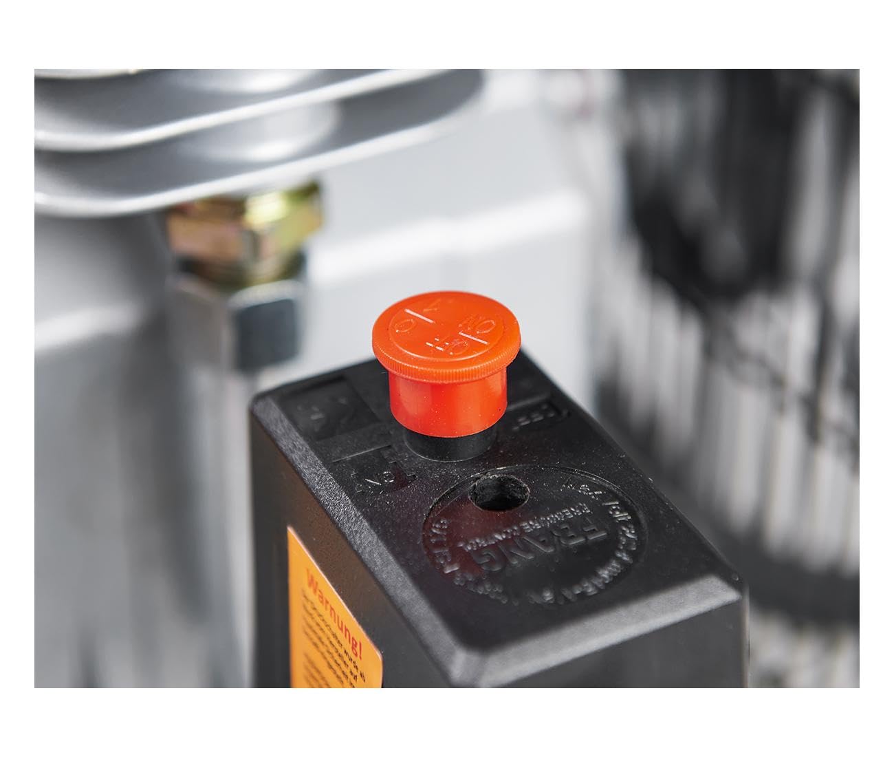 Starkwerk SW 575/10 Druckluftkompressor Kompressor 3kW 400V 10Bar 100l Kessel Keilriemenantrieb Luftkompressor Compressor, Langlebig inklusive Druckminderer und Wasserabscheider