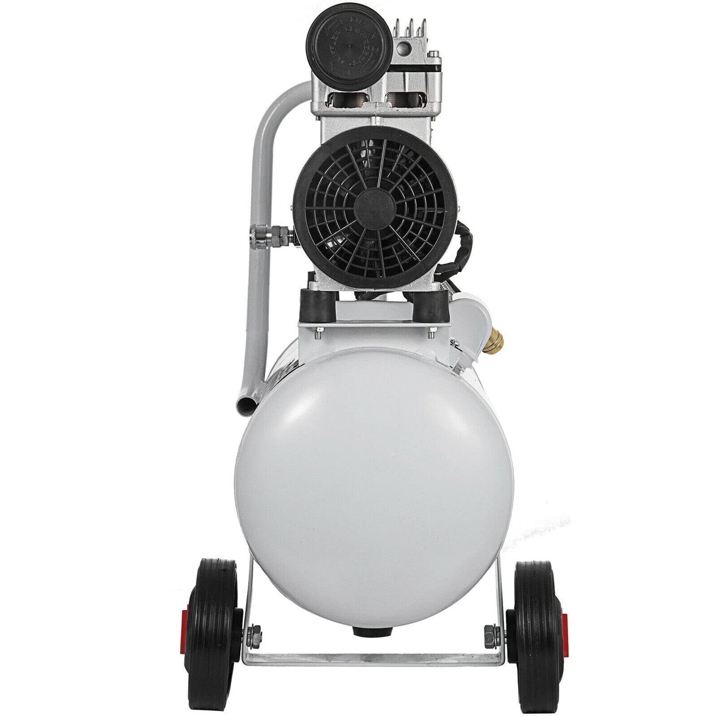 850W Druckluftkompressor, 30L Flüsterkompressor, Druckluftkompressor ölfrei, Öllose Pumpe, Kupfermotor, Geräuscharm