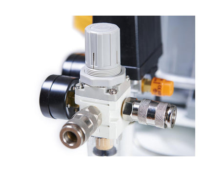 Starkwerk SW 575/10 Druckluftkompressor Kompressor 3kW 400V 10Bar 100l Kessel Keilriemenantrieb Luftkompressor Compressor, Langlebig inklusive Druckminderer und Wasserabscheider