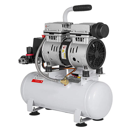 850W Druckluftkompressor, 30L Flüsterkompressor, Druckluftkompressor ölfrei, Öllose Pumpe, Kupfermotor, Geräuscharm